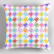 houndtooth throw pillow
